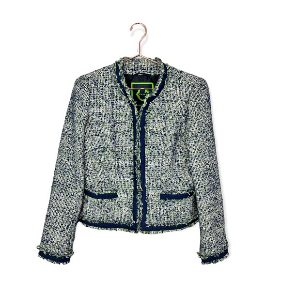 C. Wonder Jackets & Blazers - C. Wonder Navy and White Tweed Blazer